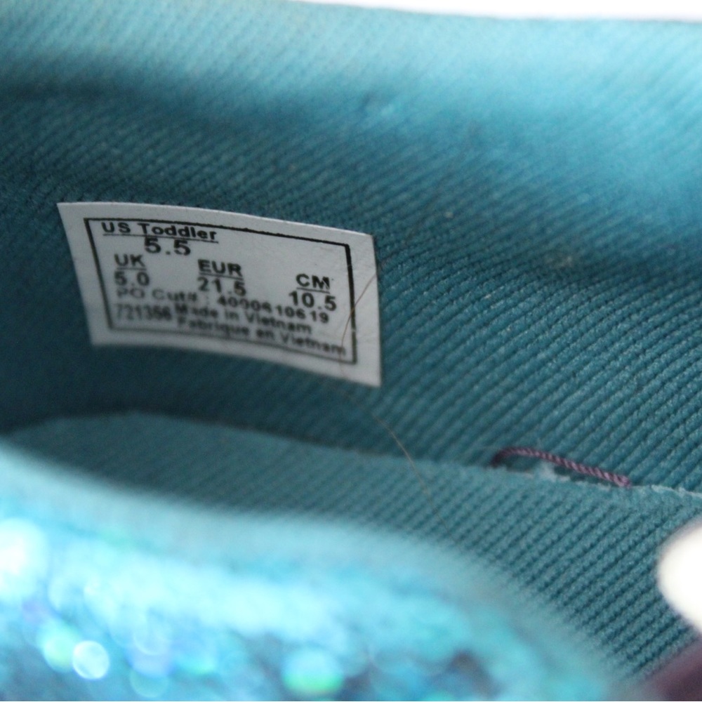• VANS MERMAID TODDLER SNEAKER 5.5 • - Picture 4 of 4
